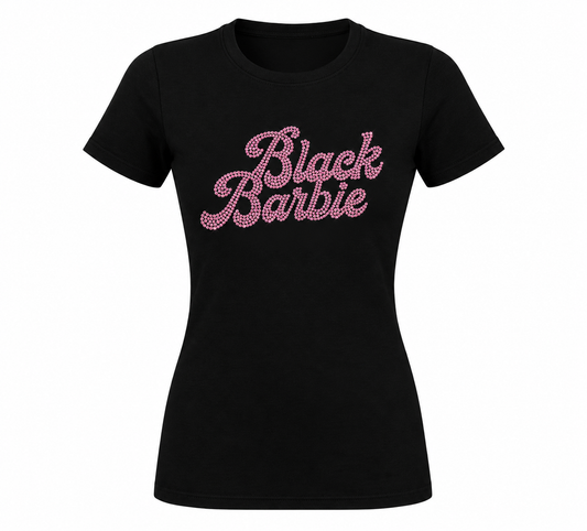 Black Barbie Full length Tee