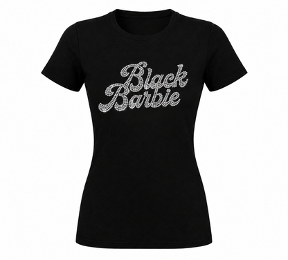 Black Barbie Full length Tee